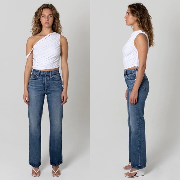 EB Denim High Rise Straight in Bonvi Size 32 - NWT - Picture 5 of 12